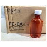 72 6 oz Amber Plastic Bottles
