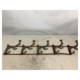 Cast Iron Swinging Hanging Coat and Hat Rack