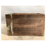 Winchester Shotgun Cartridges Wooden Crate