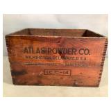 Atlas Powder Co.  No. 17 D Wooden Crate