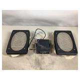 Vintage Car Radio and Speakers