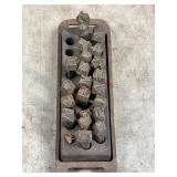 Antique Metal Letter Stamps