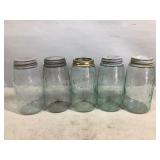 Iron Cross Mason Patent Quart Jars