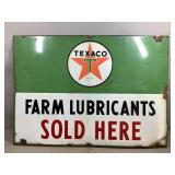 Single Sided PorcelainTexaco Sign