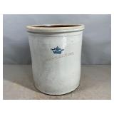 Number 10 with Cobalt Crown Stoneware Crock