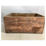 American Cyanamid & Chemical Corp Wood Crate