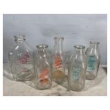 Assorted Milk Bottles