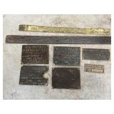 Westinghouse Brass Plaques and More