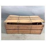 Blue Heart Citrus Fruit Wooden Crate