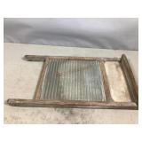 Vintage Glass Washboard