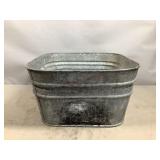 Square Galvanized Tub