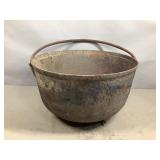 Cast Iron Cauldron with Three Feet