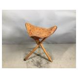 Leather Folding Stool