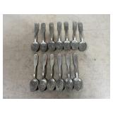 Franklin Mint Bicentennial Pewter Spoons