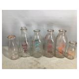 Assorted Milk Bottles