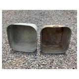 Galvanized Square Wash Tubs