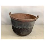 Large Copper Kettle with Dovetail Bottom