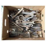 Large Lot of Wrenches and Tools