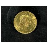 1915 Austrian Gold 1 Ducat Coin