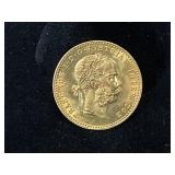 1915 Austrian Gold 1 Ducat Coin