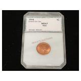 Graded 1995 Doubled Die Obv. mS67 Red 1C Penny