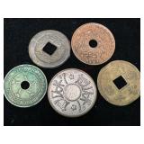 Possible Assortment of Asian and African Coins