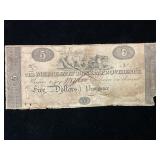 Merchants Bank in Providence $5 Note