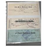 1890's - 1910ï¿½s Check's