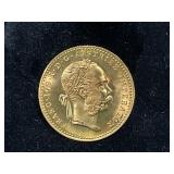 1915 Austrian Gold 1 Ducat Coin