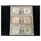 Series 1935 A & B Silver Certificate $1 Notes