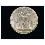 Lucky Angel 20 Francs Gold Coin