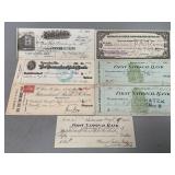 Vintage 1900ï¿½s - 1920ï¿½s Checks
