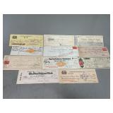 Vintage 1900ï¿½s Checks