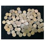 Large Lot of Wheat Pennies