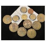 Novelty Saloon/Bathhouse Tokens and More