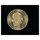 1915 Austrian Gold 1 Ducat Coin