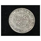 1723 Spanish Colonial America Coin