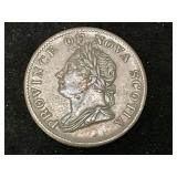 1832 Nova Scotia Half Penny Token