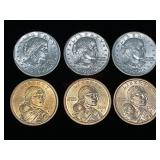 Susan B. Anthony & Sacagawea One Dollar Coins