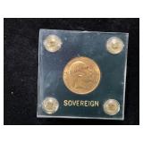 1906 British Gold Sovereign Coin