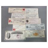Vintage 1890ï¿½s Checks