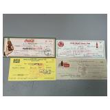 Vintage Soda Bottle Company Checks