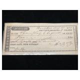 1826 Promissory Note for $5.38