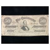 The Confederate States of America $50 Note