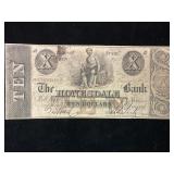 1856 The Honesdale Bank PA $10 Note