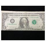 Error Series 1988 A Miscut $1 Note