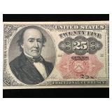 25 Cent U.S. Fractional Currency Note