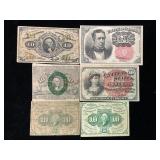 U.S. Fractional Currency & Postage Currency Notes