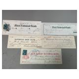 Vintage 1880ï¿½s Checks