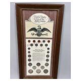 Framed United States Coins of the 20th Century